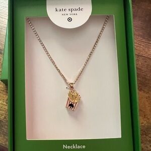 Kate Spade x Target - Gold Necklace with Fry Charm